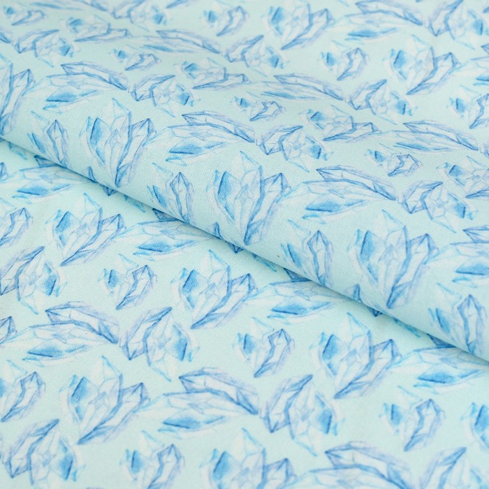 Ткани для пэчворка "Зимние узоры", 48см*50см, 120 г/кв.м, №25