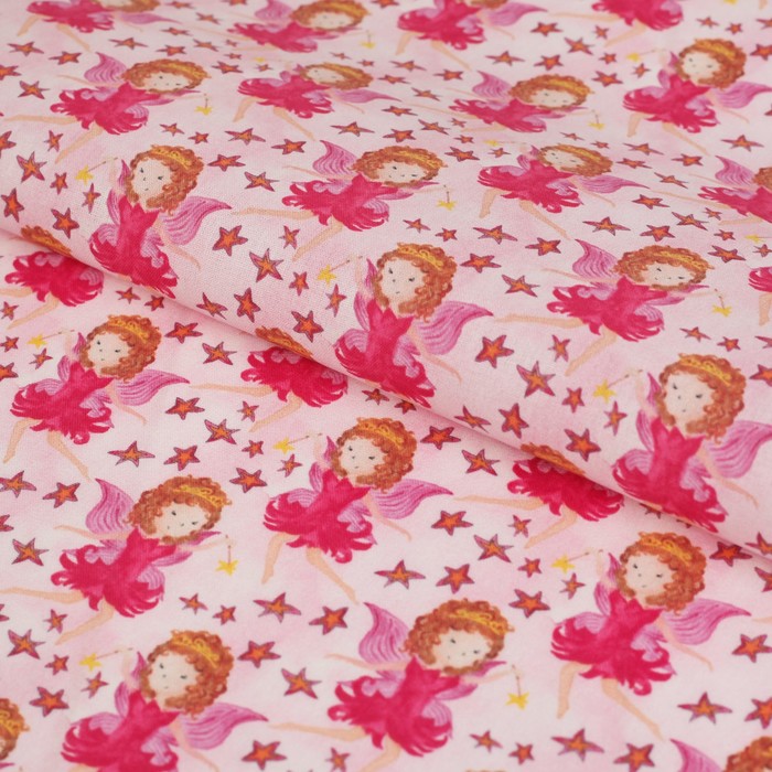 Ткани для пэчворка "Феи и принцессы", 48см*50см, 120 г/кв.м, №3