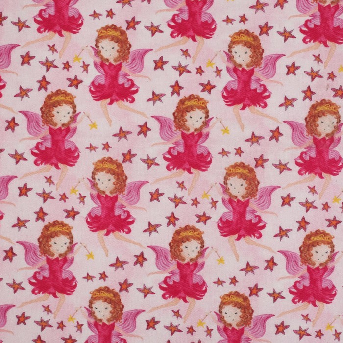 Ткани для пэчворка "Феи и принцессы", 48см*50см, 120 г/кв.м, №3