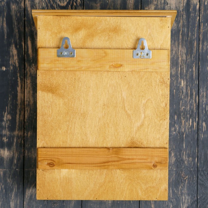 Почтовый ящик "Классика" орех, с замком, открывается на себя