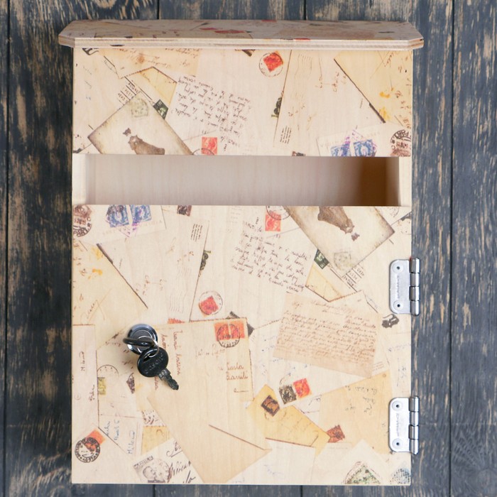 Почтовый ящик "Письма в будущее" с замком, открывается на себя