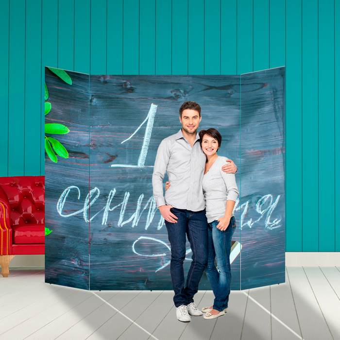 Ширма - Фотозона "Первый учебный день" 210×190см