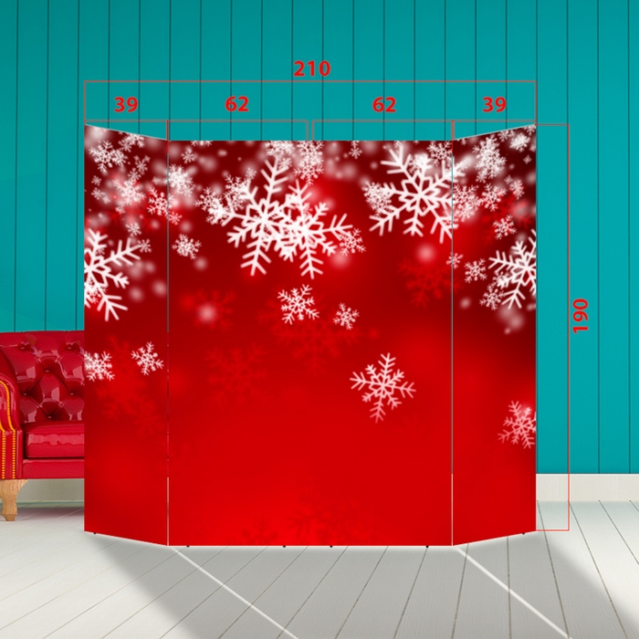 Ширма - Фотозона "Новогодний цвет" 210×190см