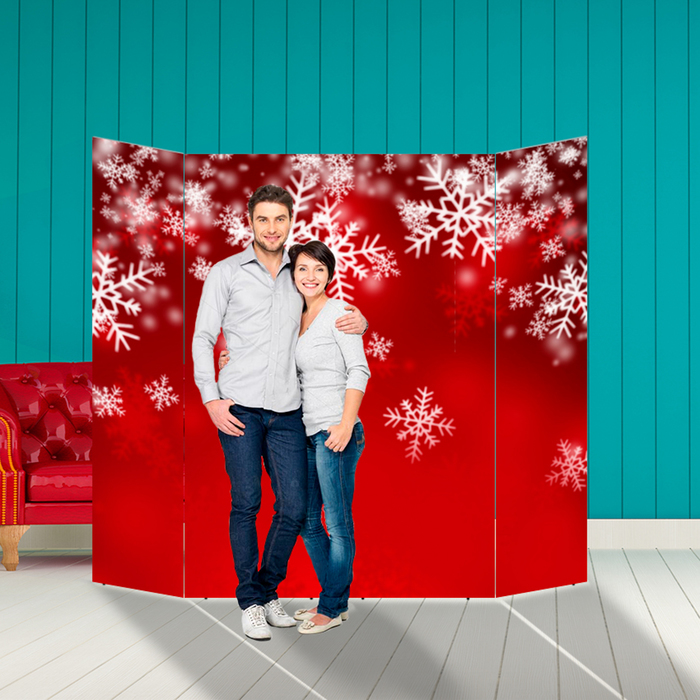 Ширма - Фотозона "Новогодний цвет" 210×190см