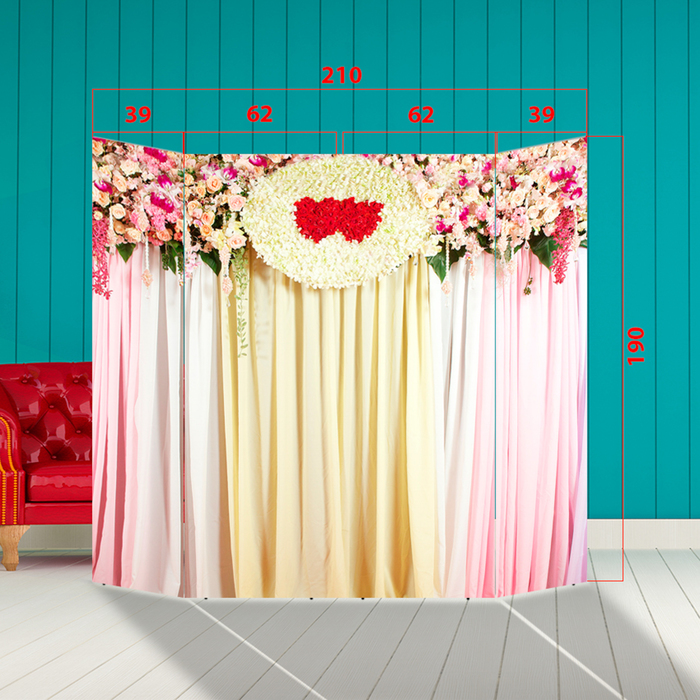 Ширма - Фотозона "Союз двух сердец" 210×190см