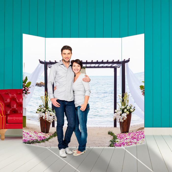 Ширма - Фотозона "Свадьба на берегу моря" 210×190см