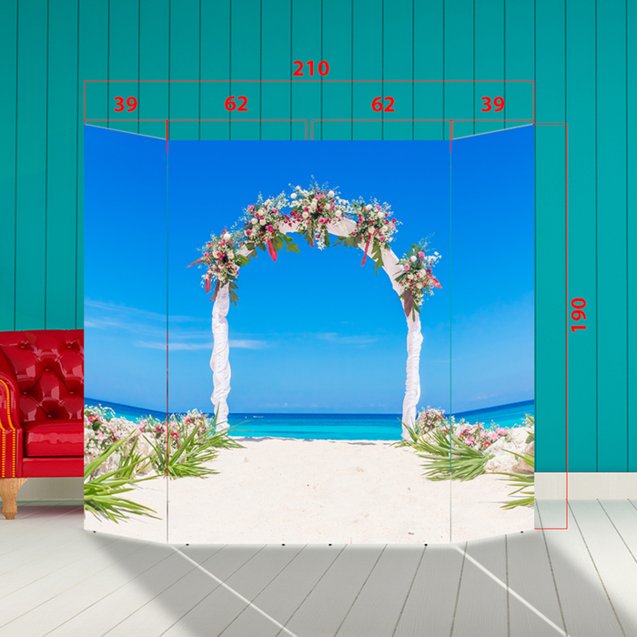 Ширма - Фотозона "Свадьба на берегу океана" 210×190см