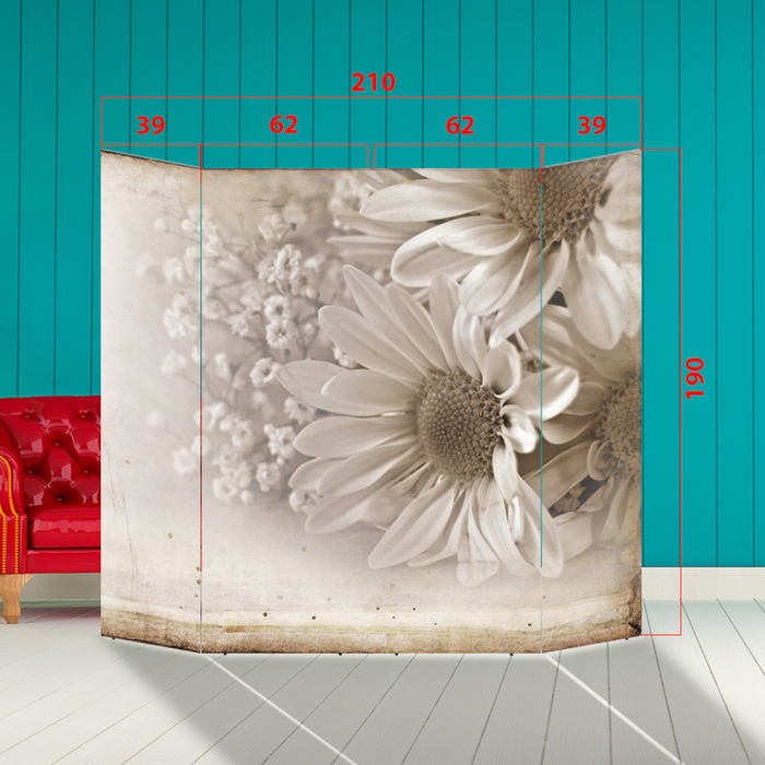 Ширма - Фотозона "Ромашки" 210×190см