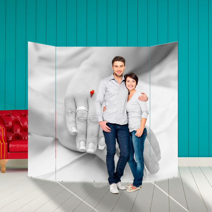 Ширма - Фотозона "Два кольца" 210×190см