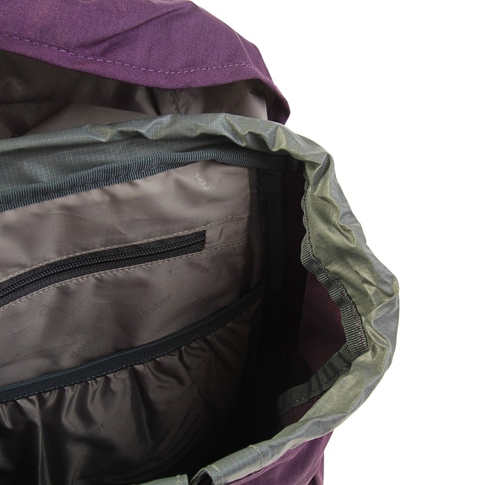 Рюкзак молодежный эргоном.спинка на кулиске с замком Deuter 46*26*19 Walker 16 сливовый