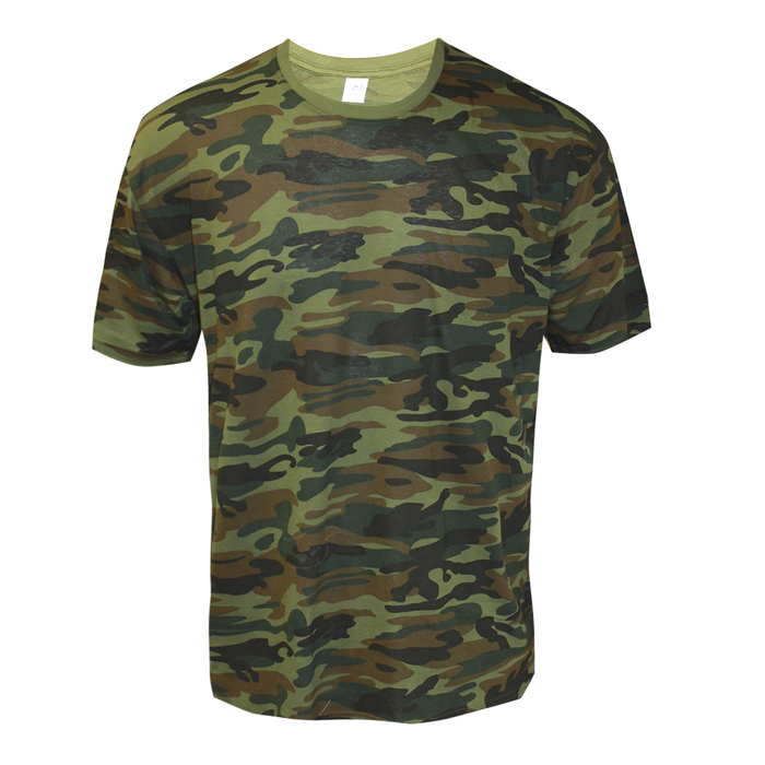 Футболка мужская, цвет зелёный милитари, размер 60