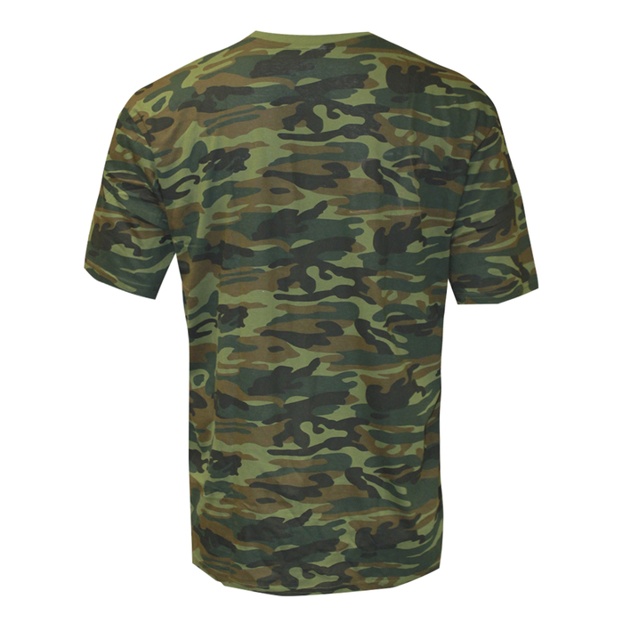 Футболка мужская, цвет зелёный милитари, размер 60