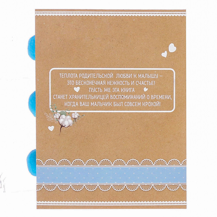 Набор памятных коробочек для мальчика "Бесценные моменты с нашим малышом"