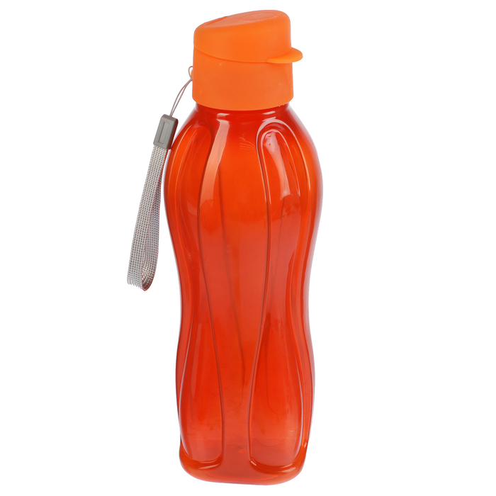 Бутылка для воды 750 мл fun&fun, на шнурке, микс, 7х7х26 см