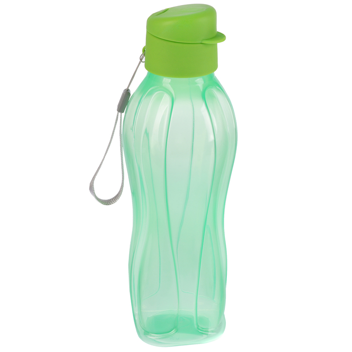 Бутылка для воды 750 мл fun&fun, на шнурке, микс, 7х7х26 см
