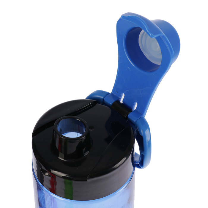 Бутылка для воды 600 мл Running sport, с карабином, микс, 7х8х24 см