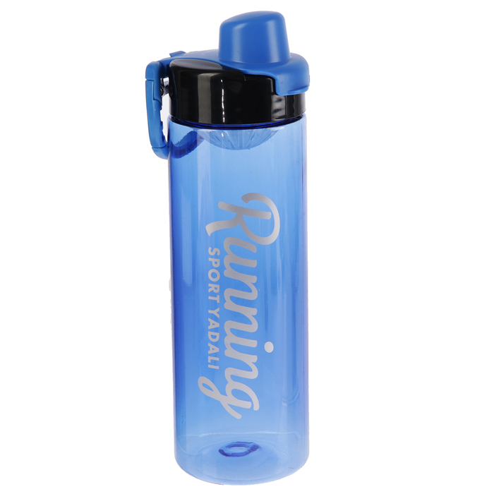 Бутылка для воды 600 мл Running sport, с карабином, микс, 7х8х24 см