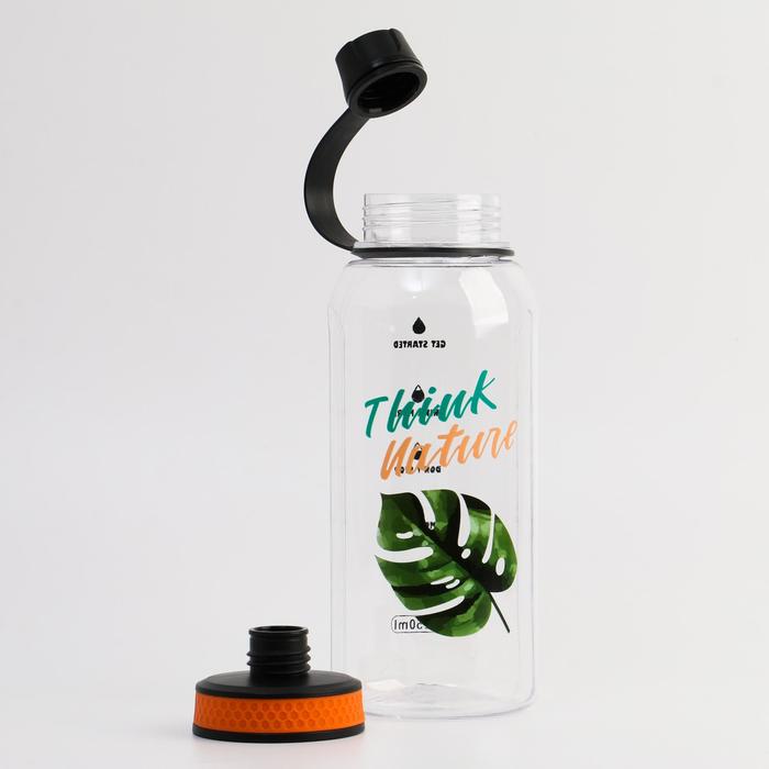 Бутылка для воды 1200 мл Think Nature, с соской, микс, 10х12х25 см