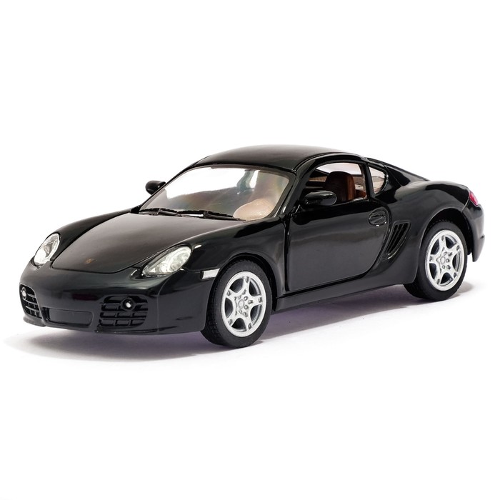 Машина металлическая Porsche Cayman S, масштаб 1:34, открываются двери, инерция, МИКС