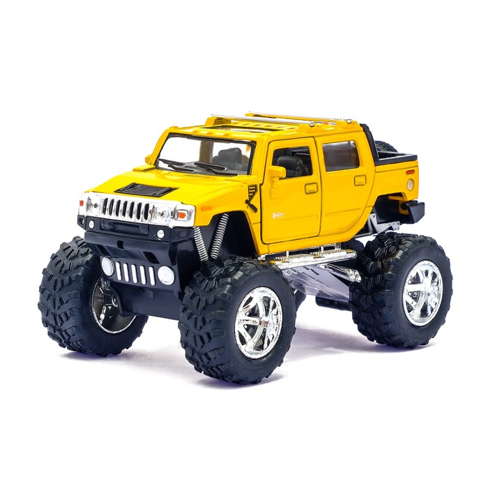 Машина металлическая Hummer H2 SUT (Off Road), масштаб 1:40, открываются двери, инерция, МИКС