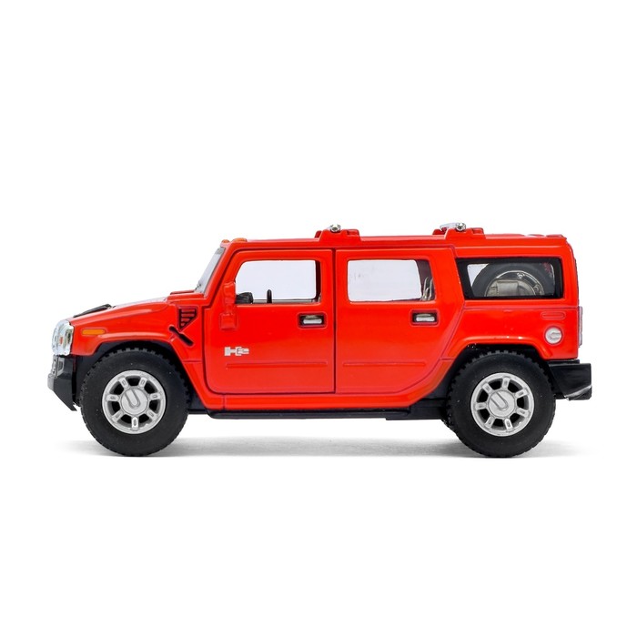 Машина металлическая Hummer H2 SUV, масштаб 1:40, открываются двери, инерция, МИКС