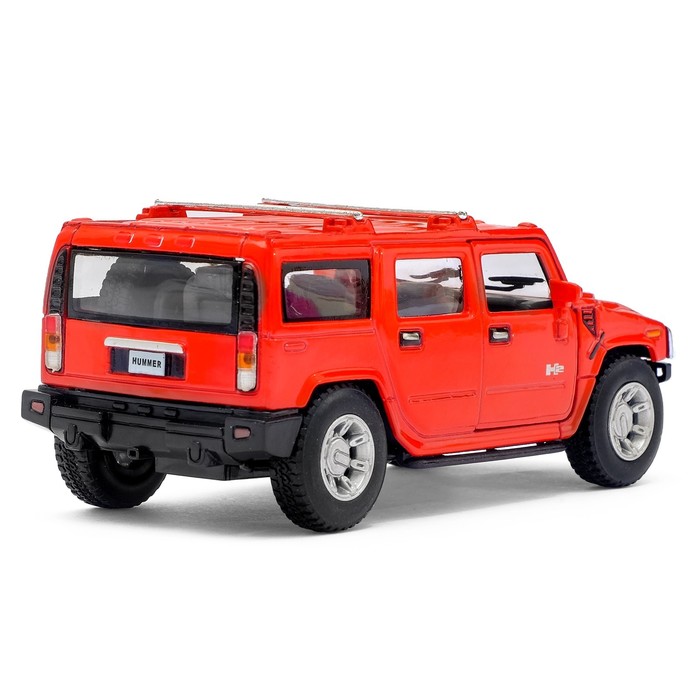 Машина металлическая Hummer H2 SUV, масштаб 1:40, открываются двери, инерция, МИКС