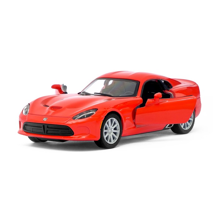 Машина металлическая SRT Viper GTS, масштаб 1:36, открываются двери, инерция, МИКС
