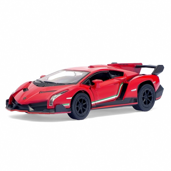 Машина металлическая Lamborghini Veneno, масштаб 1:36, открываются двери, инерция, МИКС