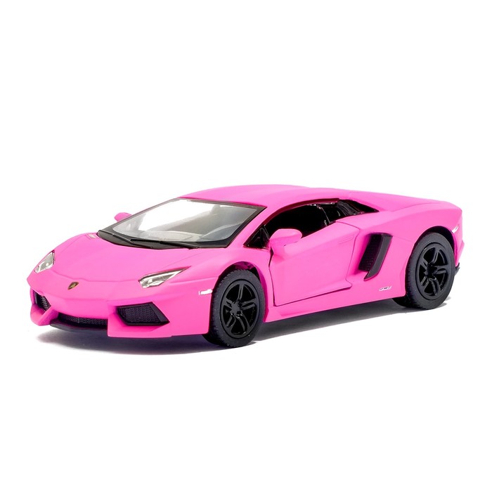 Машина металлическая Lamborghini Matte Series, масштаб 1:38, открываются двери, инерция, МИКС
