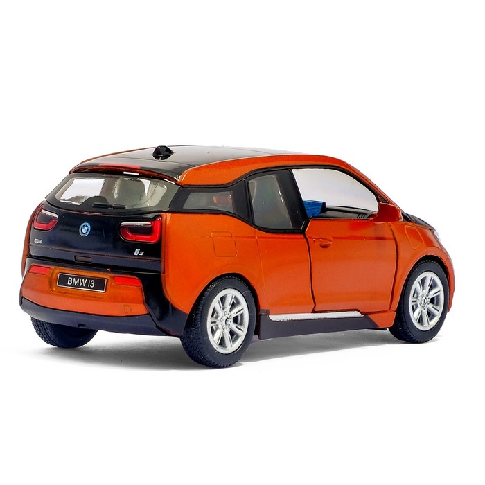 Машина металлическая BMW i3, масштаб 1:36, открываются двери, инерция, МИКС