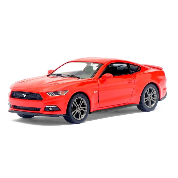 Машина металлическая Ford Mustang GT, масштаб 1:38, открываются двери, инерция, МИКС
