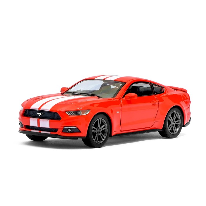 Машина металлическая Ford Mustang GT, масштаб 1:38, открываются двери, инерция, МИКС