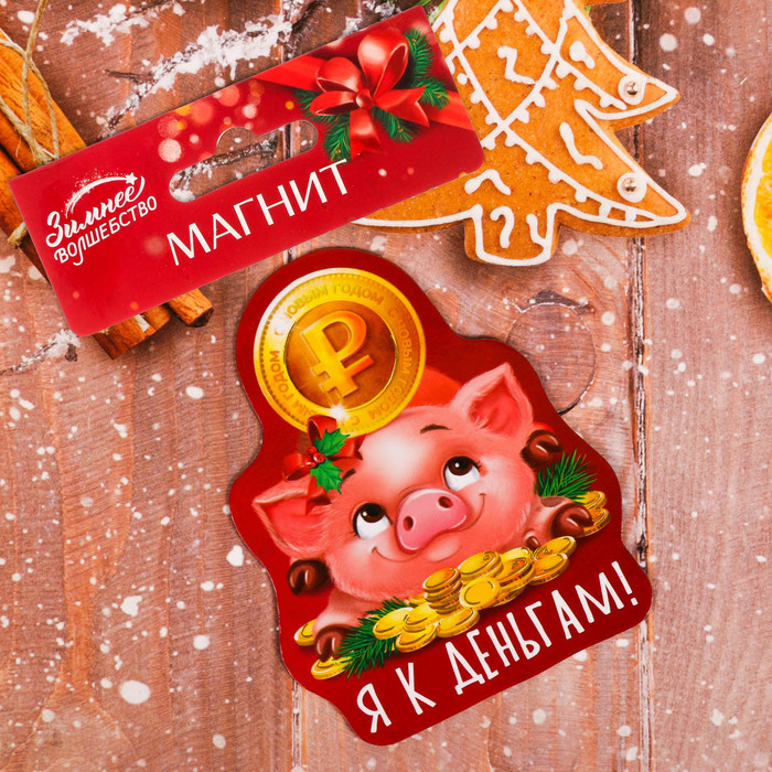 Магнит "Я к деньгам!"
