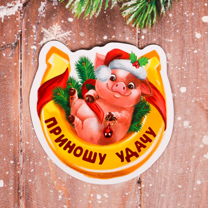 Магнит "Приношу удачу"
