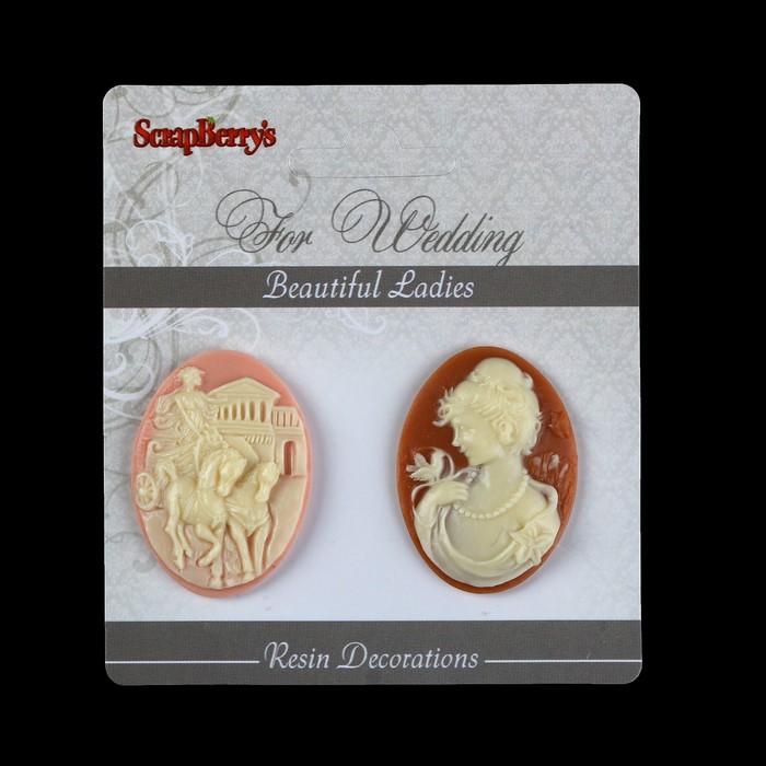 Набор камей "Прекрасные дамы" (2 шт)