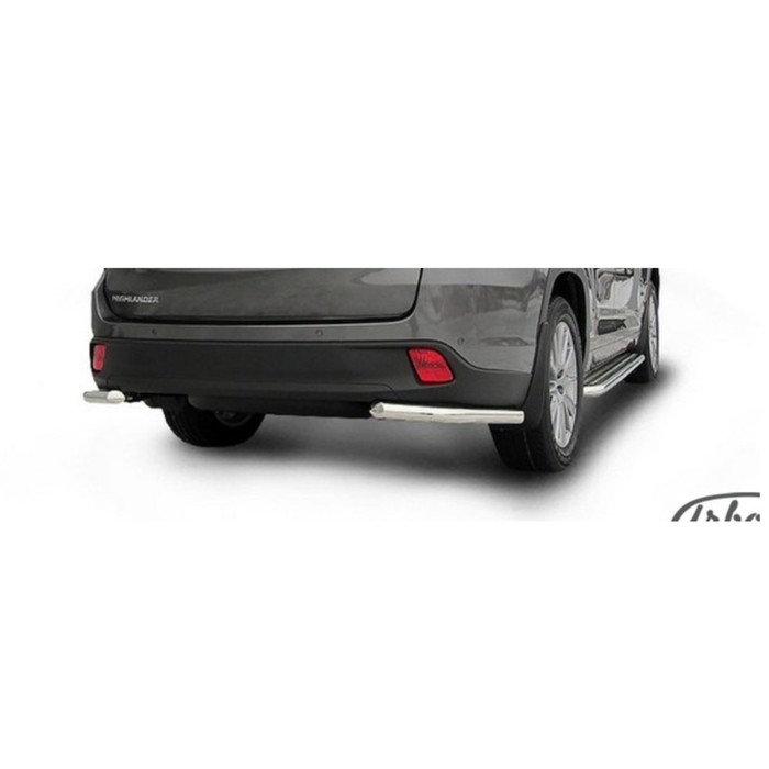 Защита заднего бампера "уголки" Arbori d57 TOYOTA HIGHLANDER 2014-