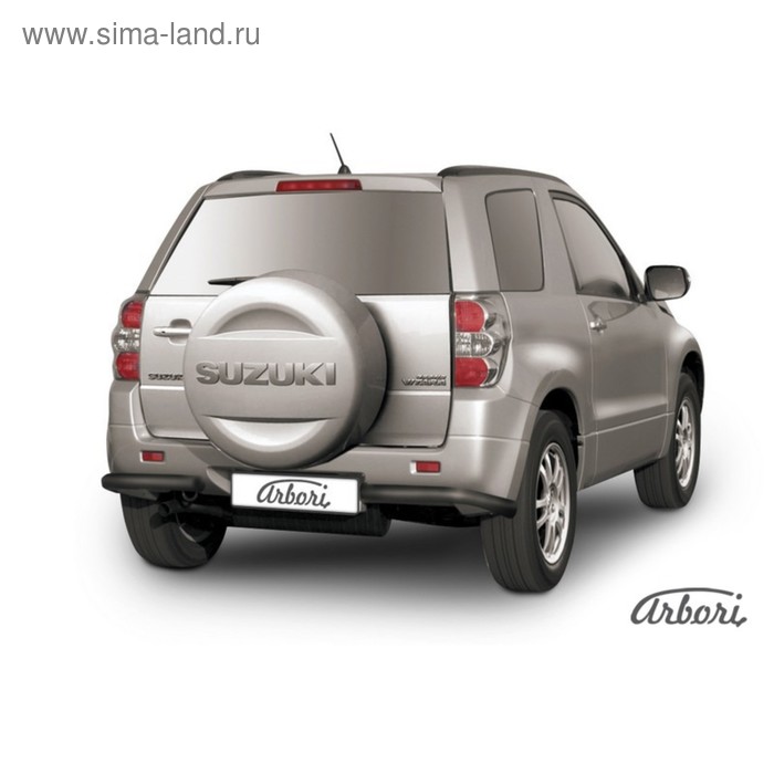 

Защита заднего бампера "уголки" Arbori d57 черные SUZUKI GRAND VITARA 2005-2008