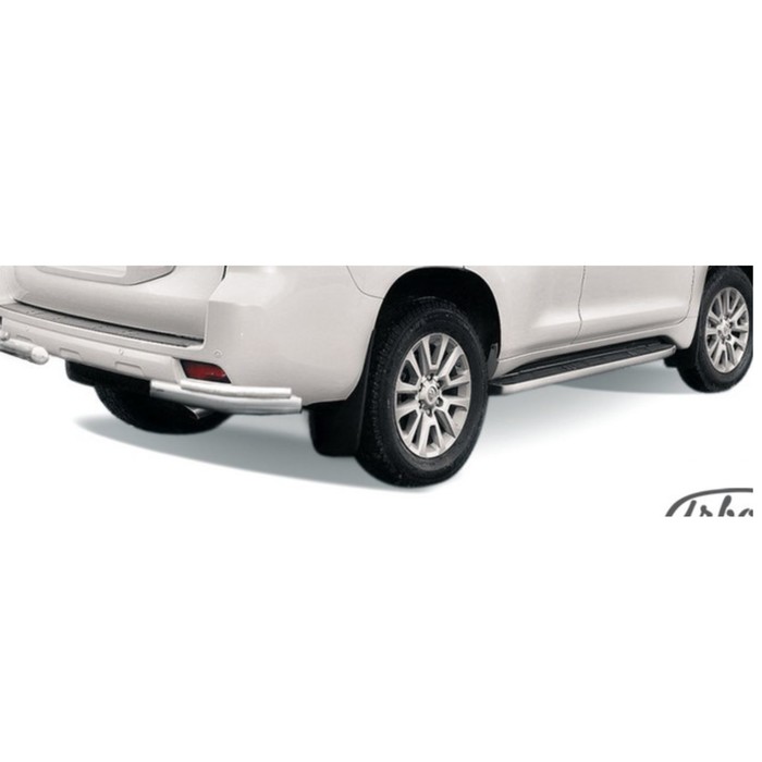 Защита заднего бампера "уголки" Arbori d76+d42 двойные TOYOTA LAND CRUISER PRADO J150 2014-   195470
