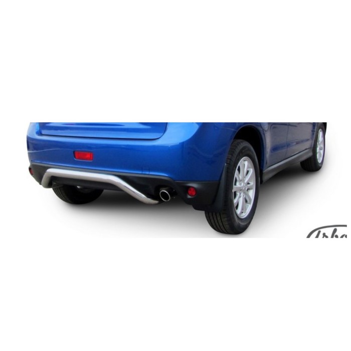 Защита заднего бампера Arbori d57 "скоба" MITSUBISHI ASX 2014-