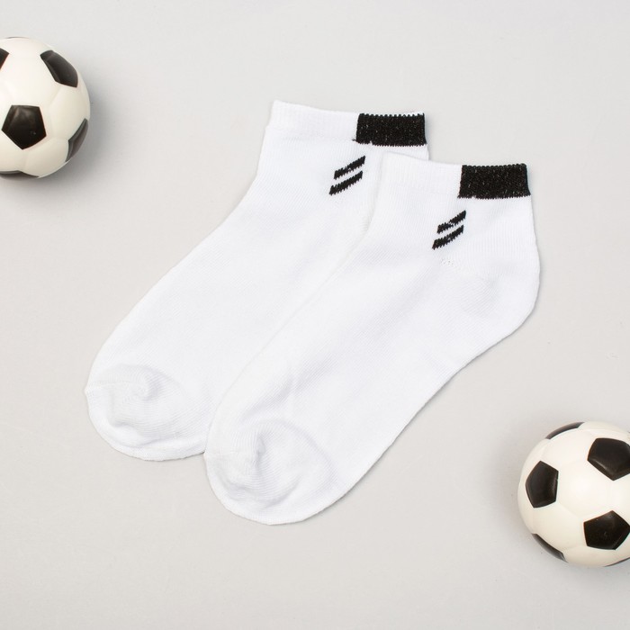 Носки низкие для мальчика Collorista "Классика", размер 17 (6-8 лет), цвет белый