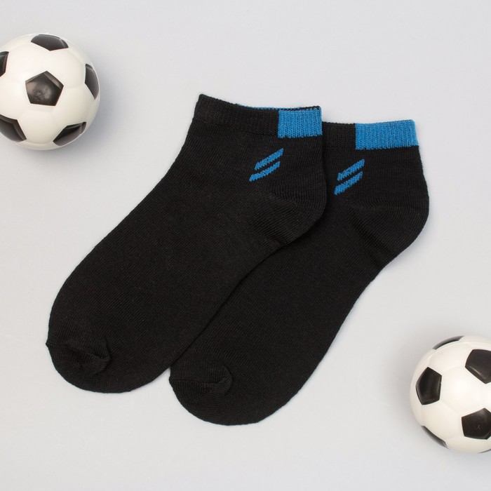 Носки низкие для мальчика Collorista "Классика", размер 17 (6-8 лет), цвет чёрный