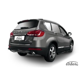 

Защита заднего бампера Arbori d57 черная HAVAL H6 2014-