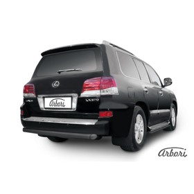 

Защита заднего бампера Arbori d76 черная LEXUS LX-570 2012-