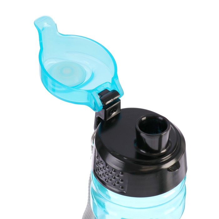 Бутылка для воды 600 мл «Пятнистая», на шнурке, микс, 7х7х23 см