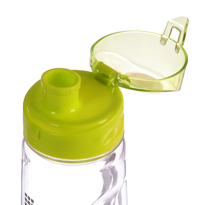 Бутылка для воды 750 мл, на шнурке, прямая, микс, 7.5х7.5х26 см