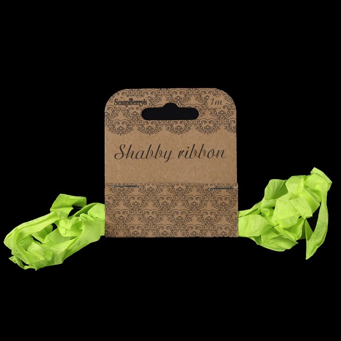 Шебби ленточка "Лайм" 1 см, 1м