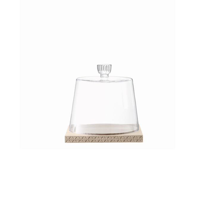 Блюдо из ясеня с крышкой Tatra, d=28,5 см