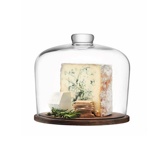 Блюдо со стеклянным куполом City, d=32 см