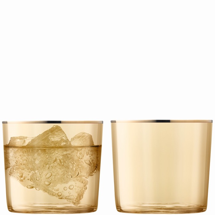 Набор из 2 стаканов Sorbet, 310 мл, жёлтый