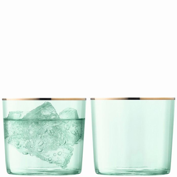 Набор из 2 стаканов Sorbet, 310 мл, зелёный